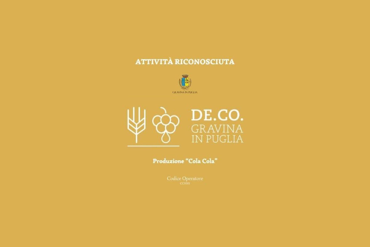 Candidatura a de.C.O. Fischietto cola cola di gravina in puglia