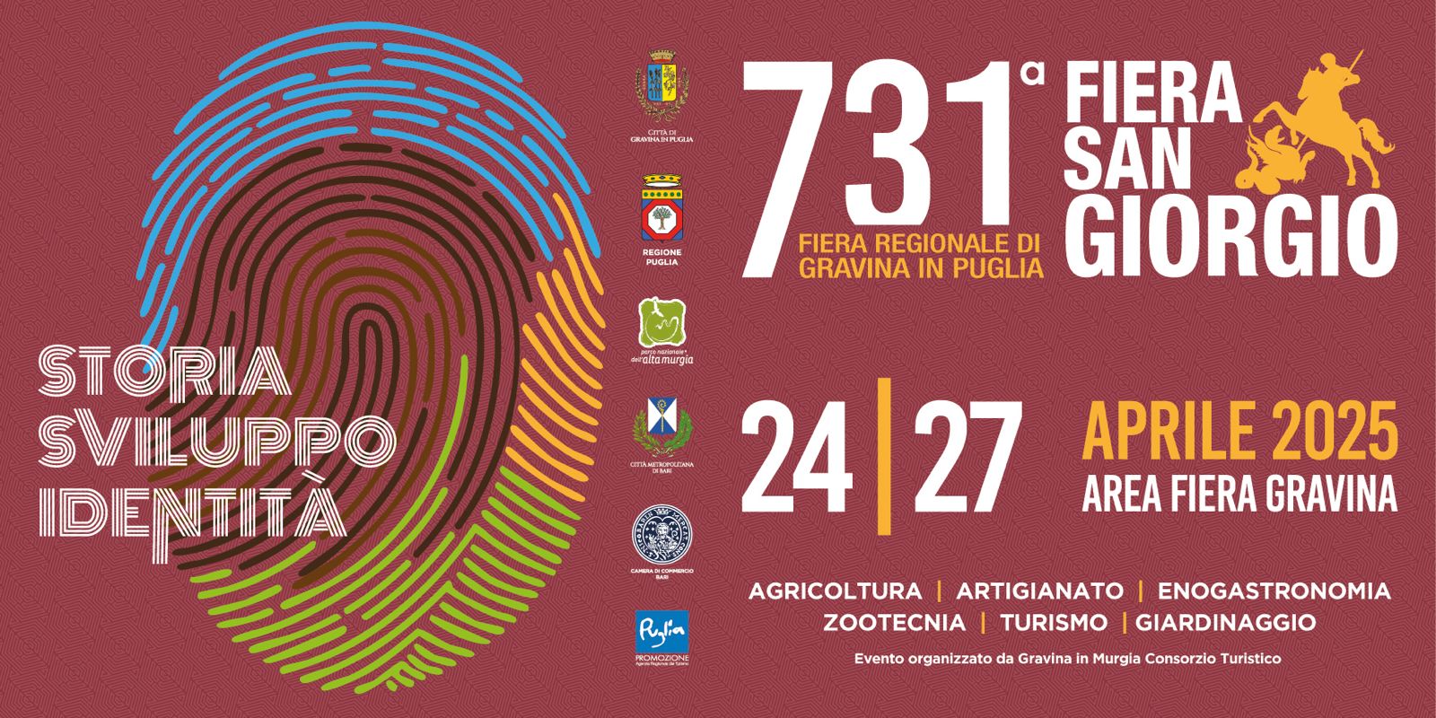 Richiesta spazio espositivo per la 731^ fiera regionale di San Giorgio 24-27 aprile 2025